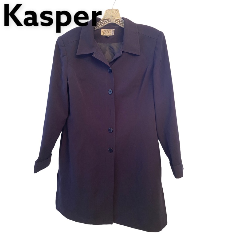 Kasper Long Sleeve Navy Shirt dress 12p